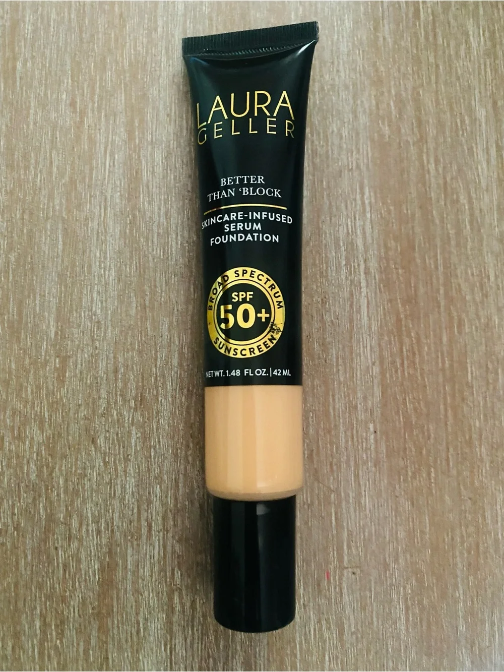 LAURA GELLER BETTER THAN BLOCK SERUM FOUNDATION SPF 50/ LIGHT TO MEDIUM